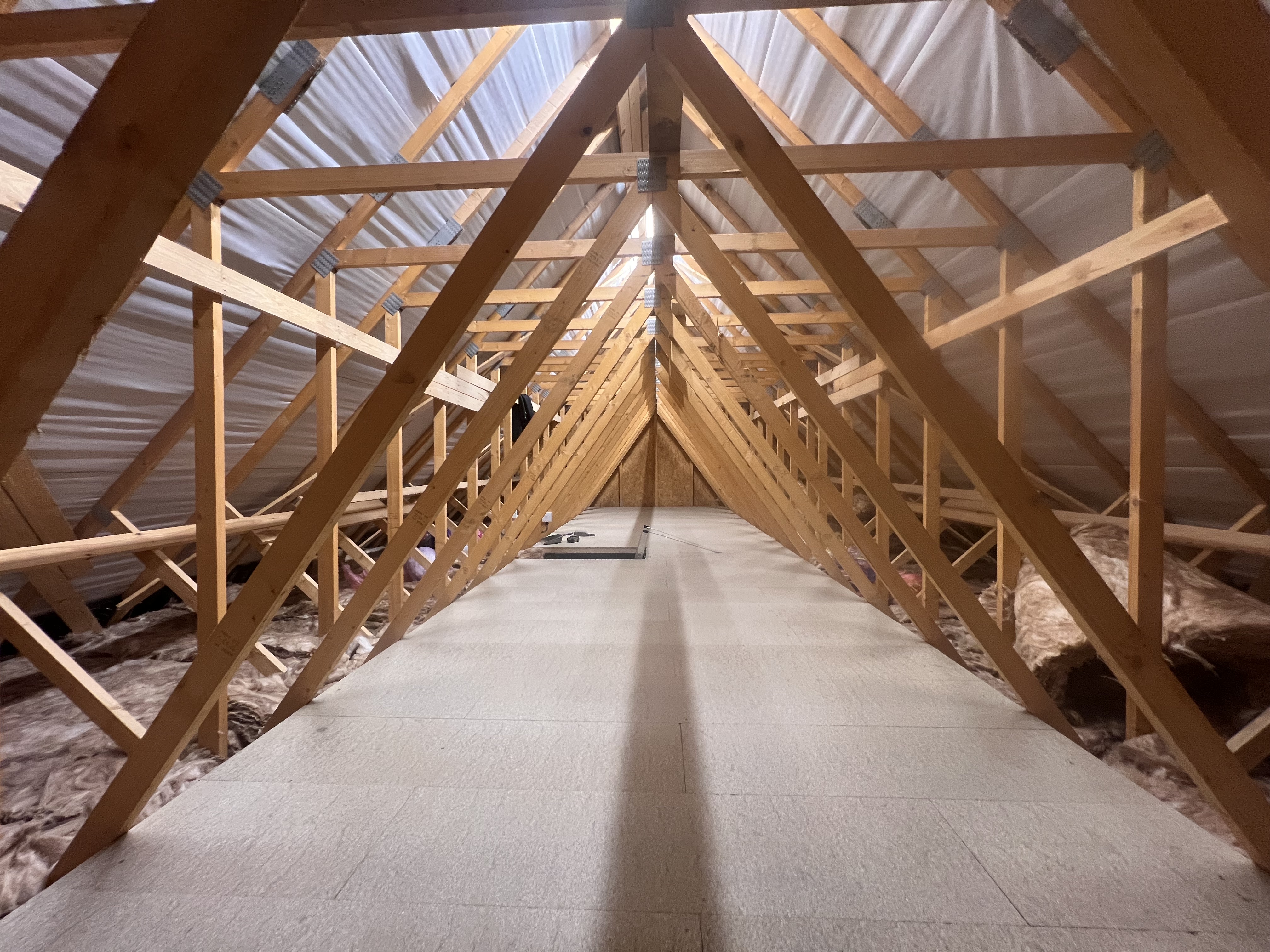 Raised loft boarding installed in a South West home